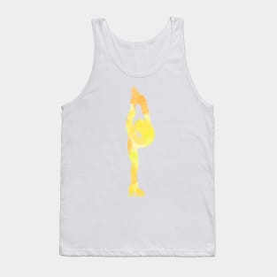 Yellow Figure Skater Tank Top